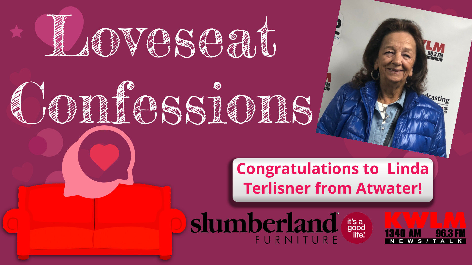 Loveseat Confessions Winner